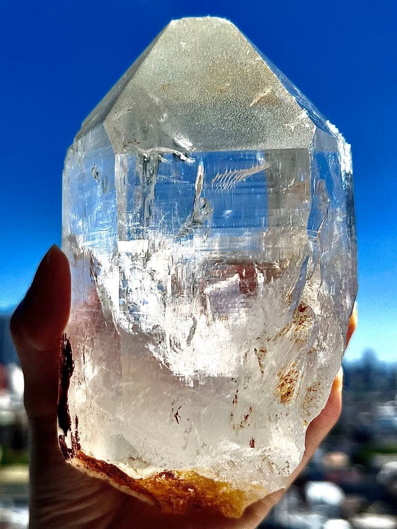 特別価格✨美✨希少✨特大１kgAAAAAマニハール水晶 カテドラル✨虹の泉神殿