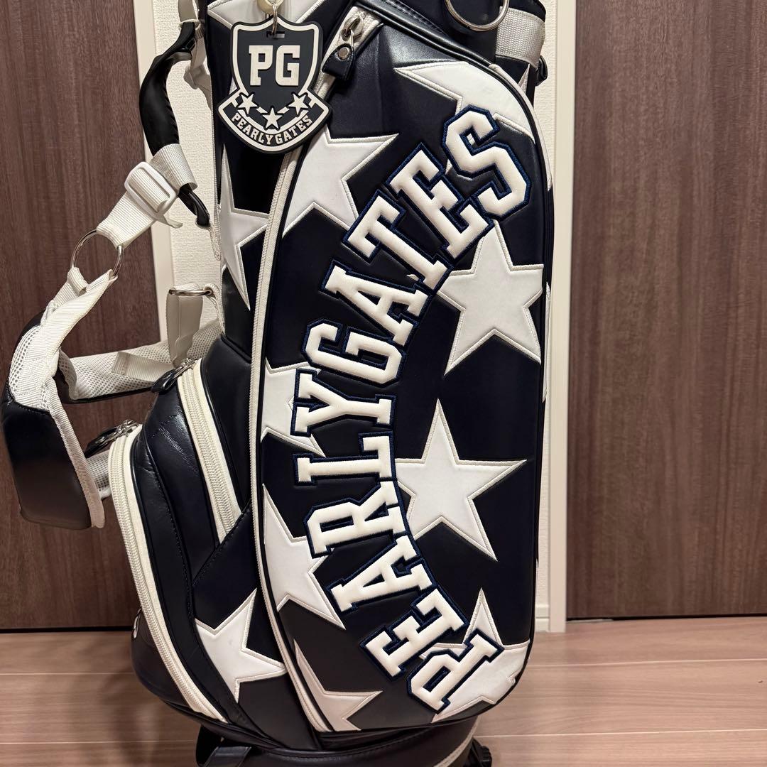 【希少】PEARLY GATES キャディバッグ 星柄 アイアンカバー付