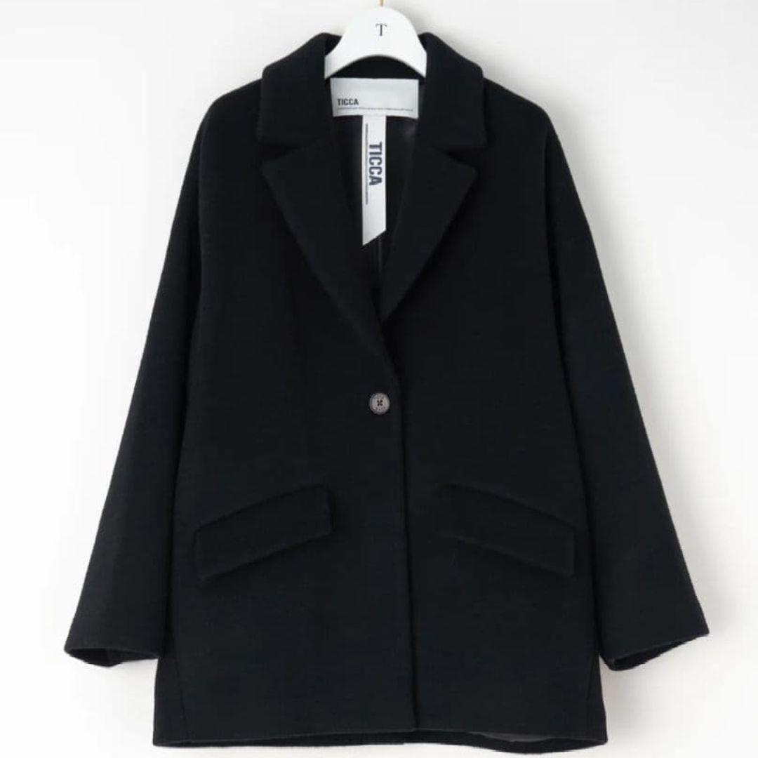 新品未使用　今期　TICCA　ティッカ　ジャケコート ネイビー