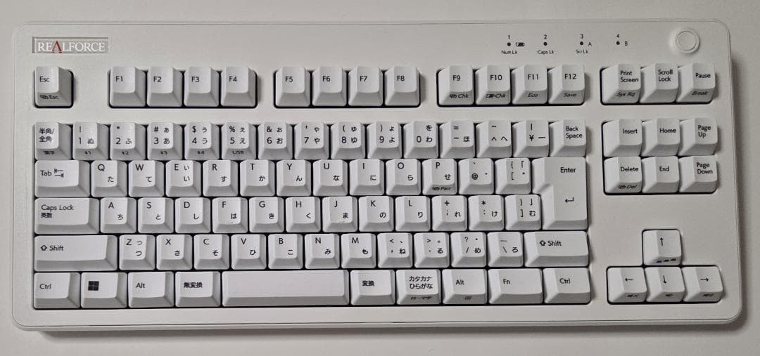 Realforce キーボード R3HC23（白、日本語テンキーレス、30g）1