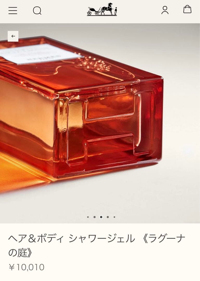 HERMES エルメス シャワージェル ボディローション セット ラグーナの庭