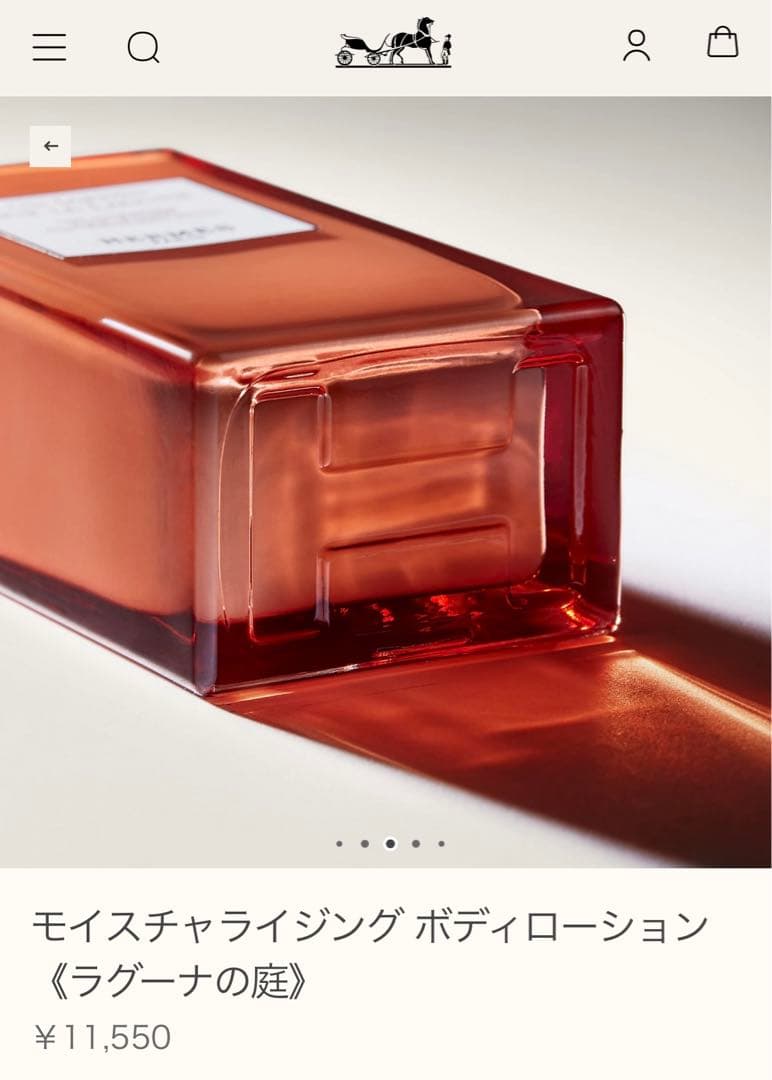 HERMES エルメス シャワージェル ボディローション セット ラグーナの庭