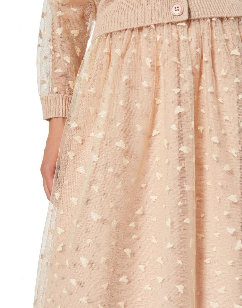 美品 RED VALENTINO　限定 ハートグリッター チュール スカート