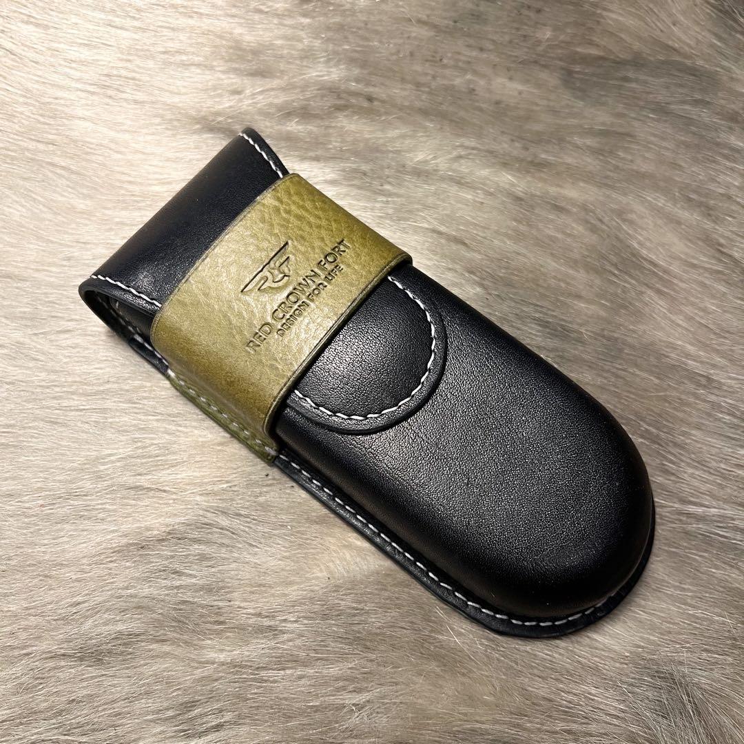 【ハンドメイド】レザー　メガネケース