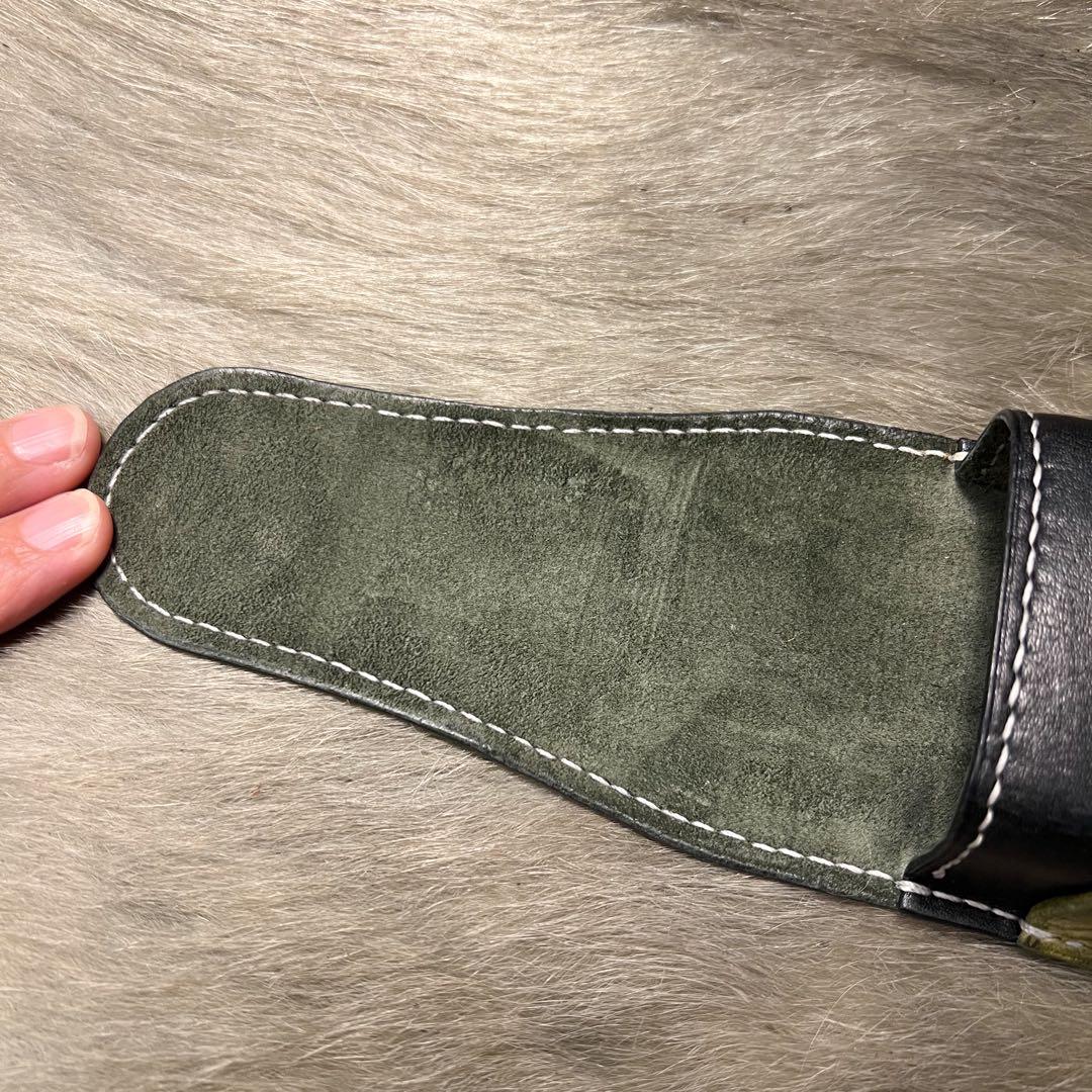 【ハンドメイド】レザー　メガネケース