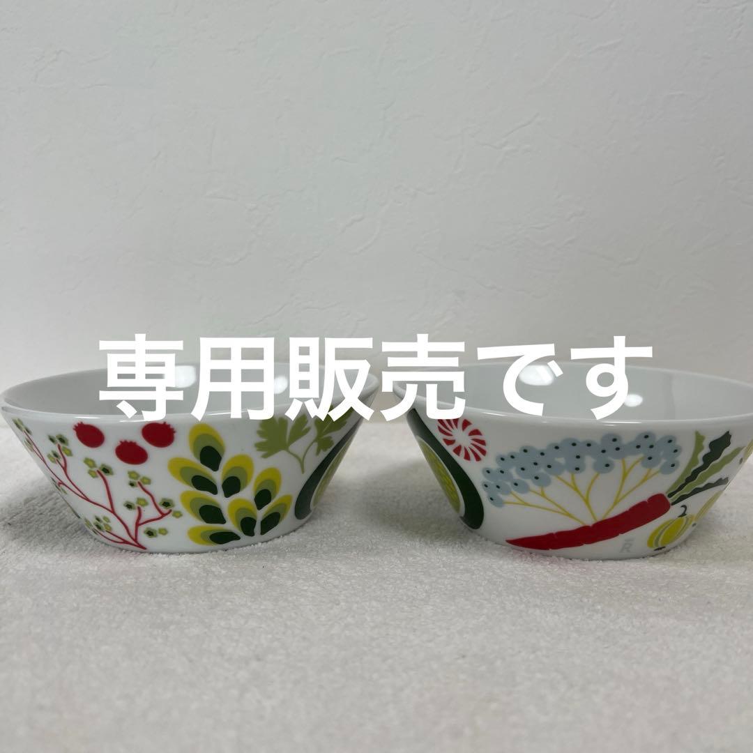 ローストランド クリナラ カラフル植物デザイン 食器セット