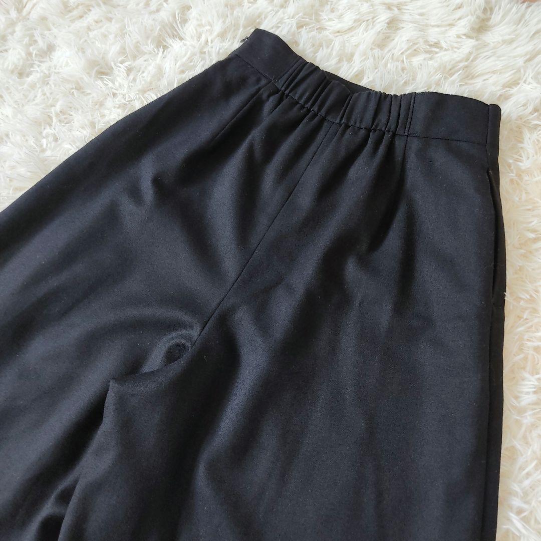 ブルーレーベルクレストブリッジ　CBチェック　ウールライクツイルガウチョパンツ