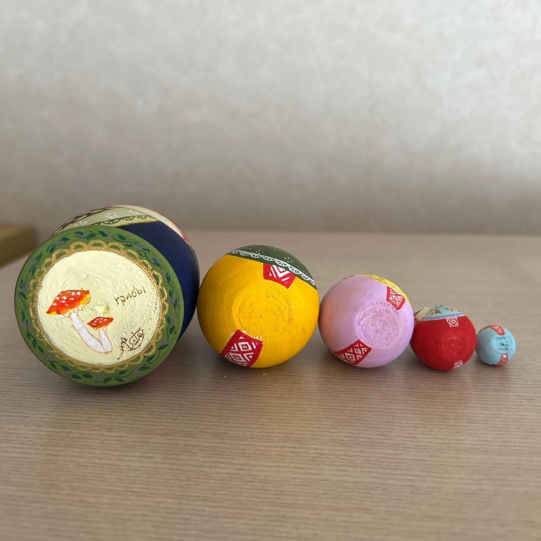 マトリョーシカ【きのこ狩り】猫ちゃん