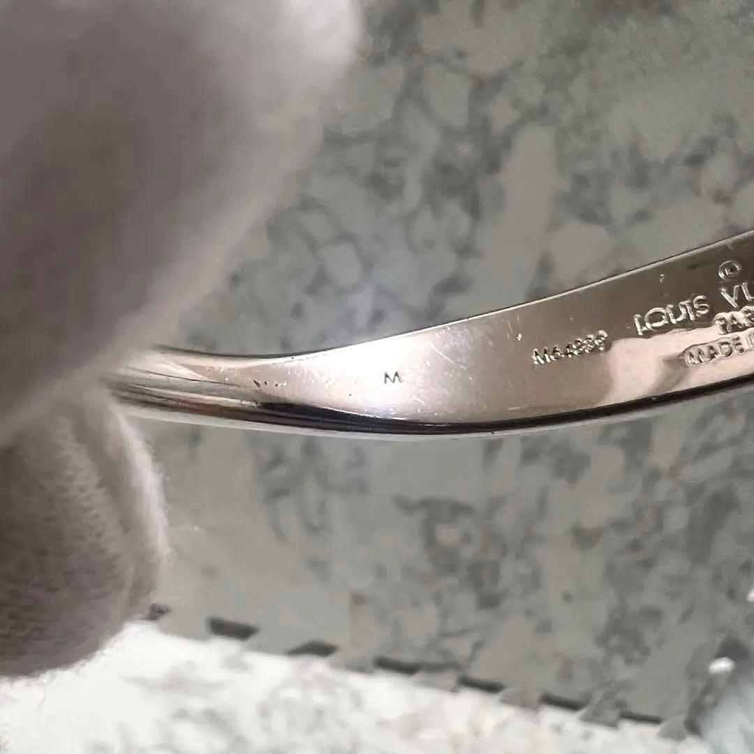 ルイヴィトン ジョンク モノグラム バングル シルバー メンズ 保存袋付き