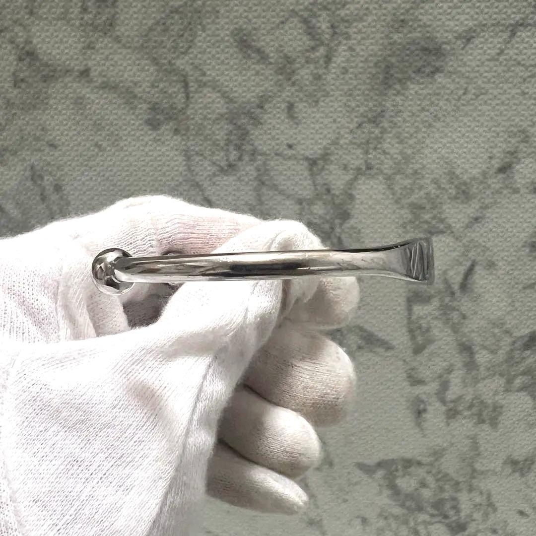 ルイヴィトン ジョンク モノグラム バングル シルバー メンズ 保存袋付き