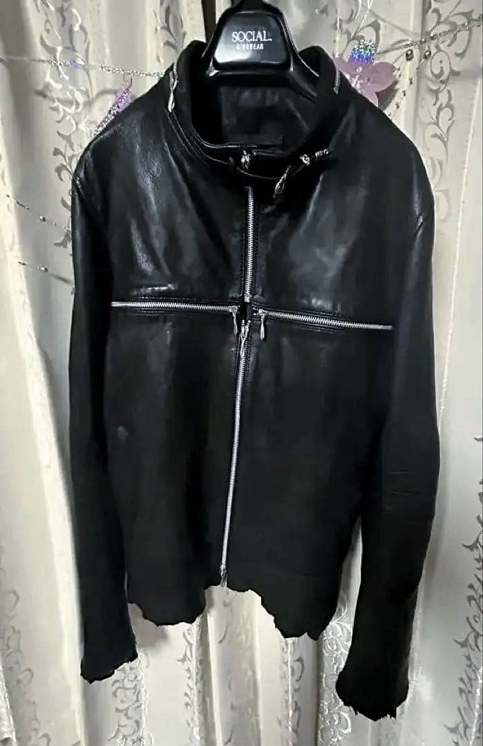 ジャケット・アウター 14th addiction Cross Zip Rider size3 00s