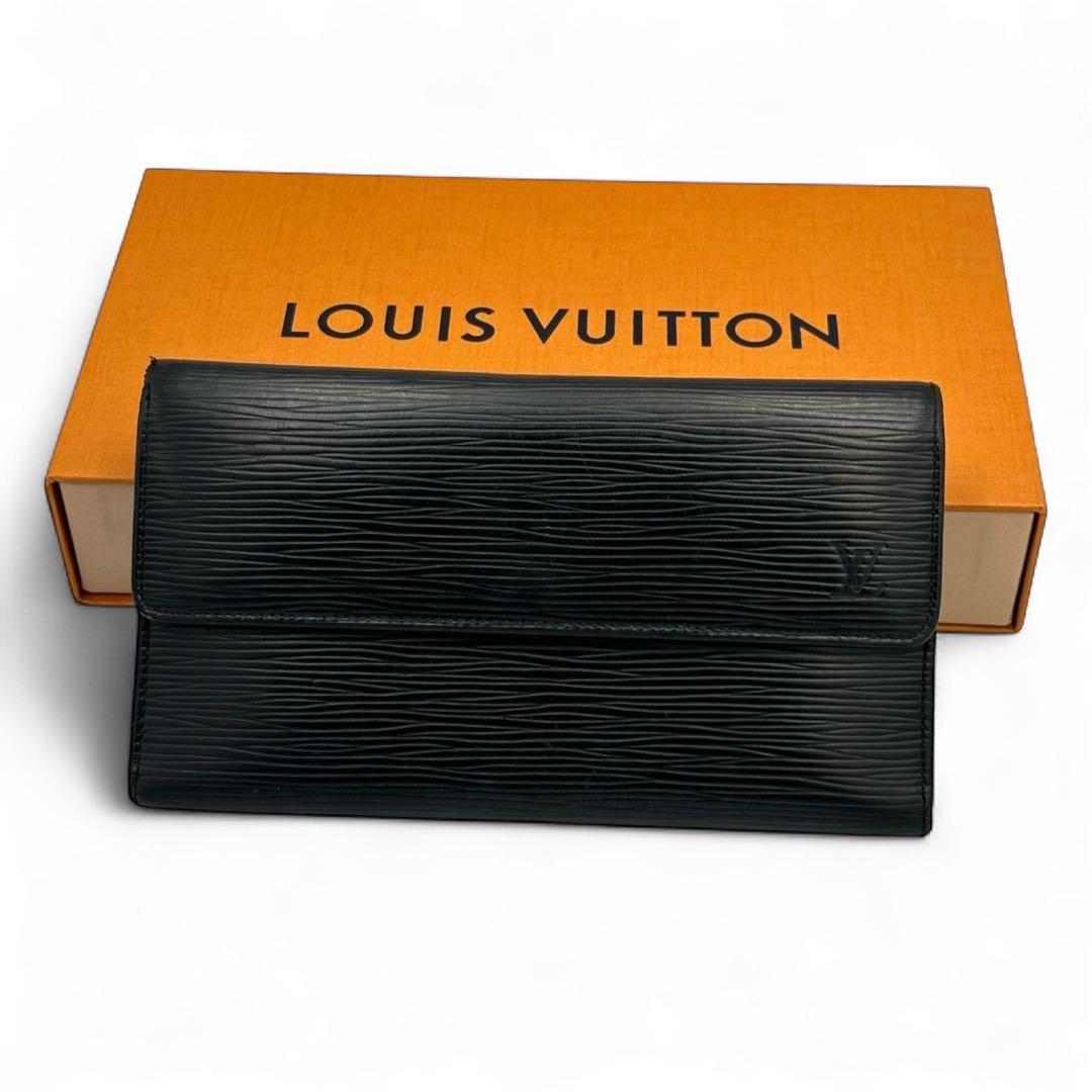 【専用】ルイヴィトン インターナショナル エピ 黒 3つ折長財布 AR1047