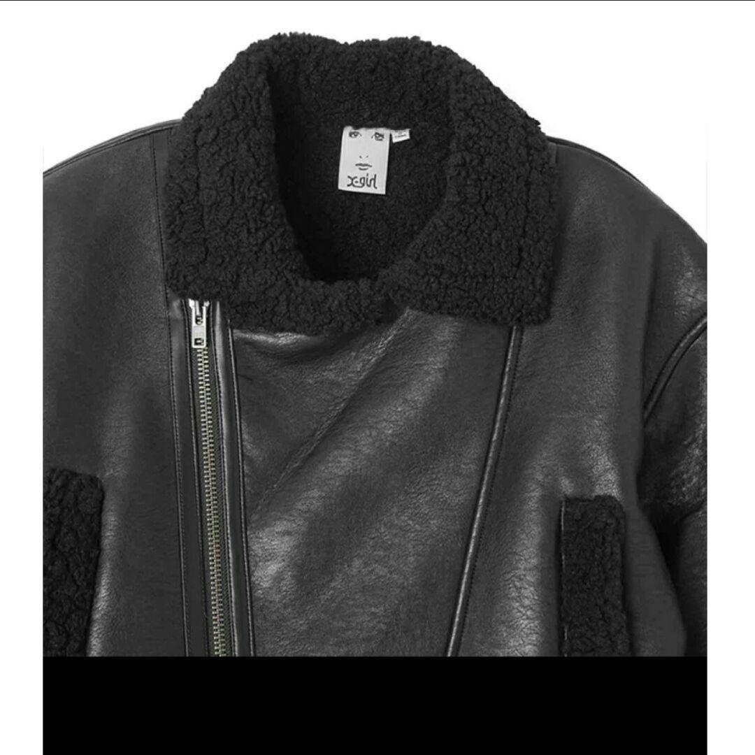 X-girl　ライダースボアジャケット