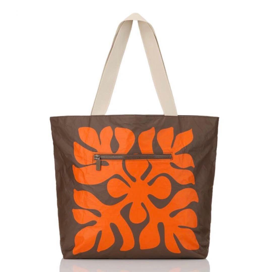 アロハコレクション　デイトリッパー　ジッパー付き　トートバッグ　Appliqué