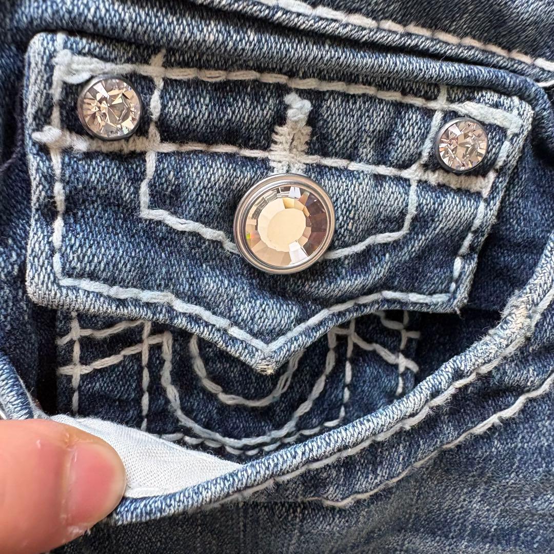 TRUE RELIGION disco joey big t フレア　25 ラメ