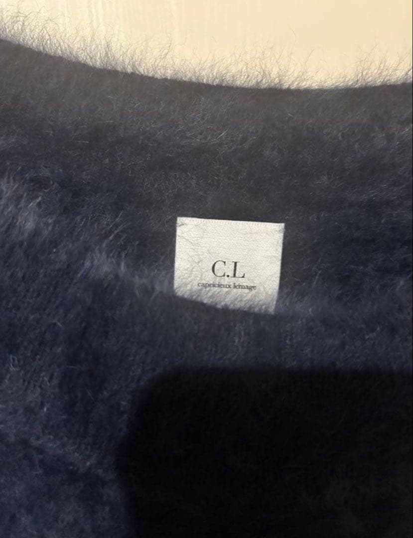 美品　capricieux le'mage FOXカシミアボートネックニット