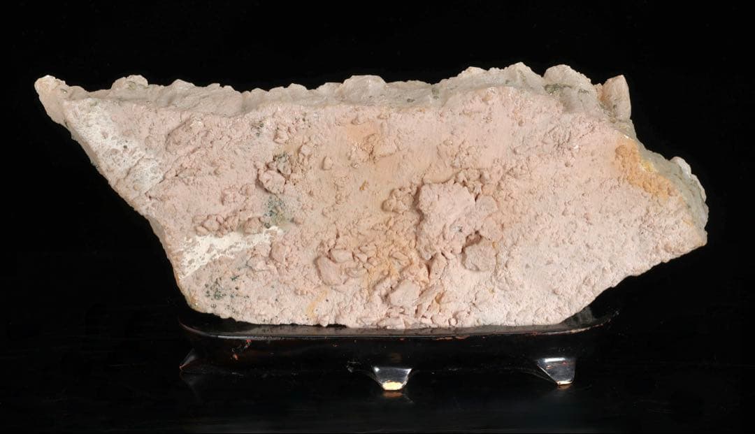 国産 菱マンガン鉱 インカローズ 黄鉄鉱 天然石 5kg 台座付 鉱物 鑑賞石