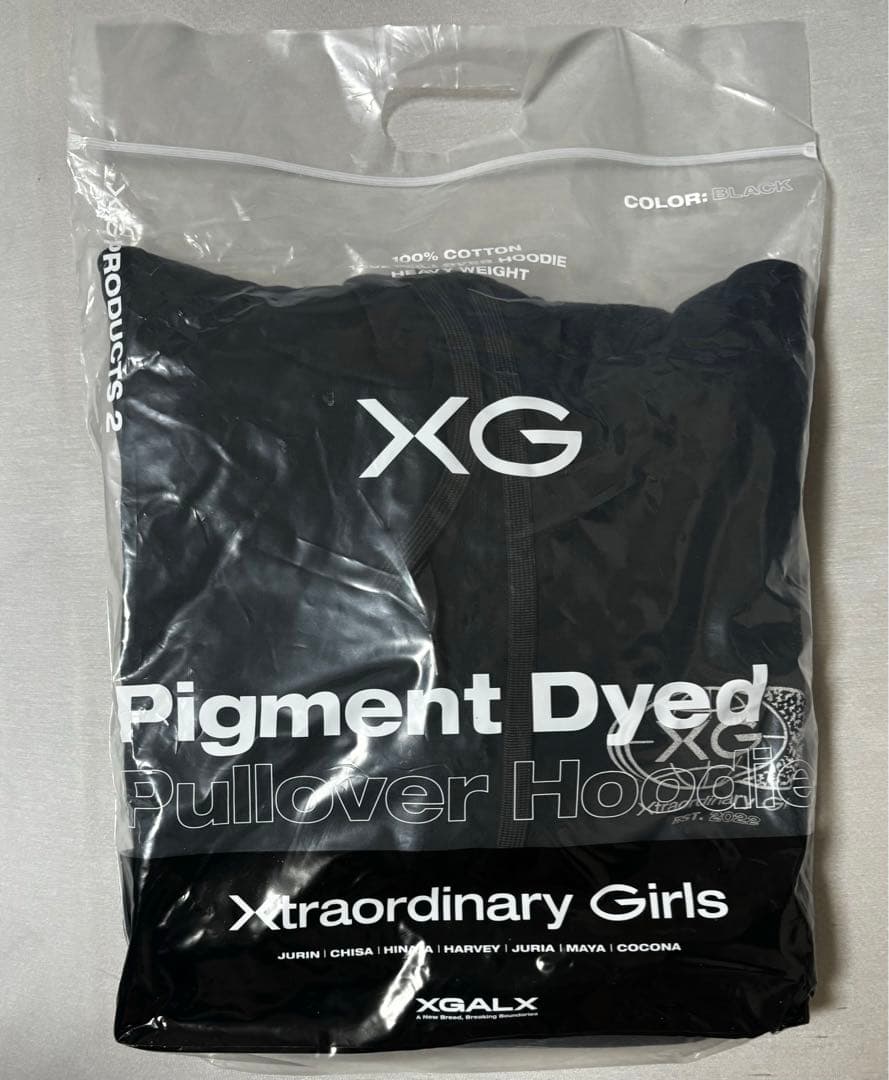 XG Pigment Dyed Pullover Hoodie Lサイズ