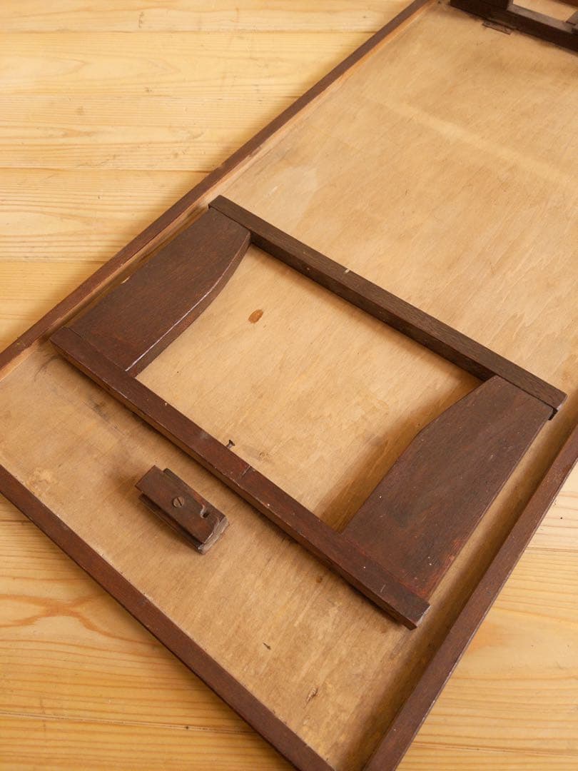 木製　テーブル　座卓　小ぶり　折りたたみ　古道具　古家具　ビンテージ