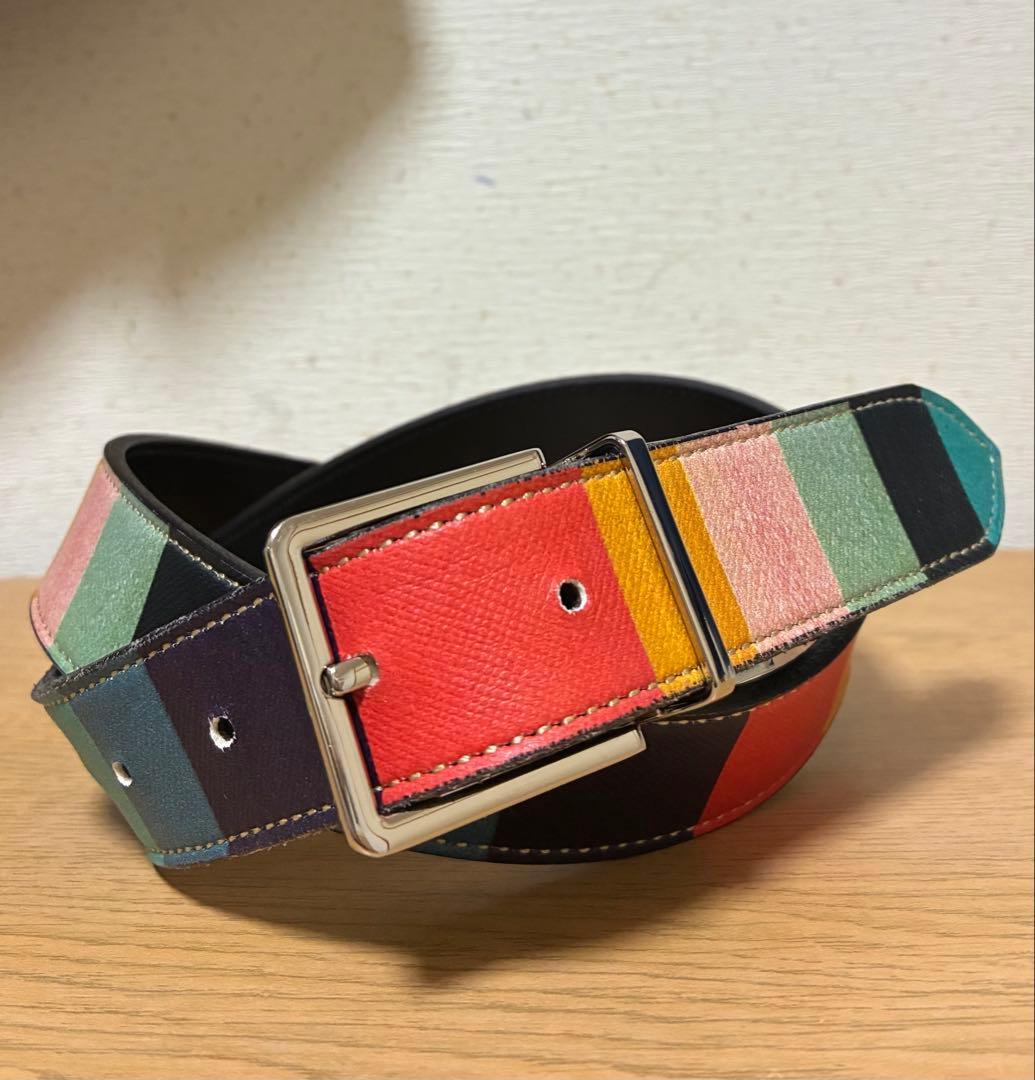 ポールスミス 牛革リバーシブルベルト