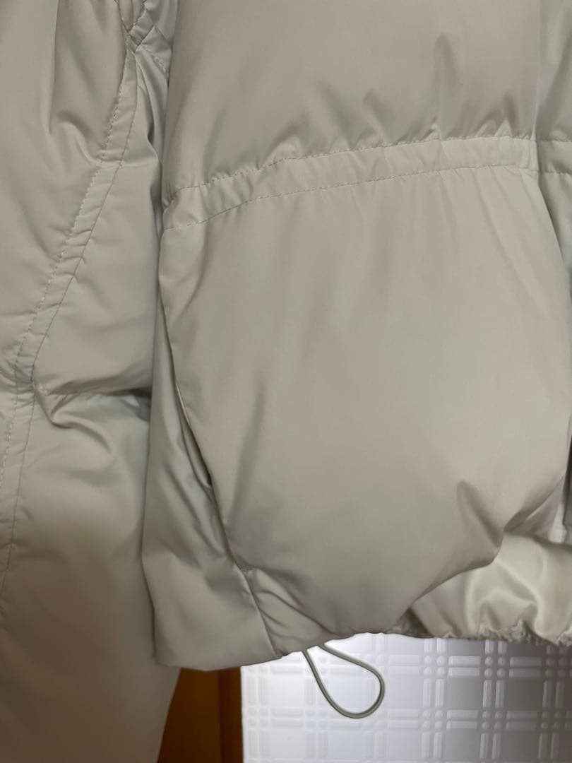 美品　FRAY I.Dフードドロストショートダウンコート　WHT サイズ0