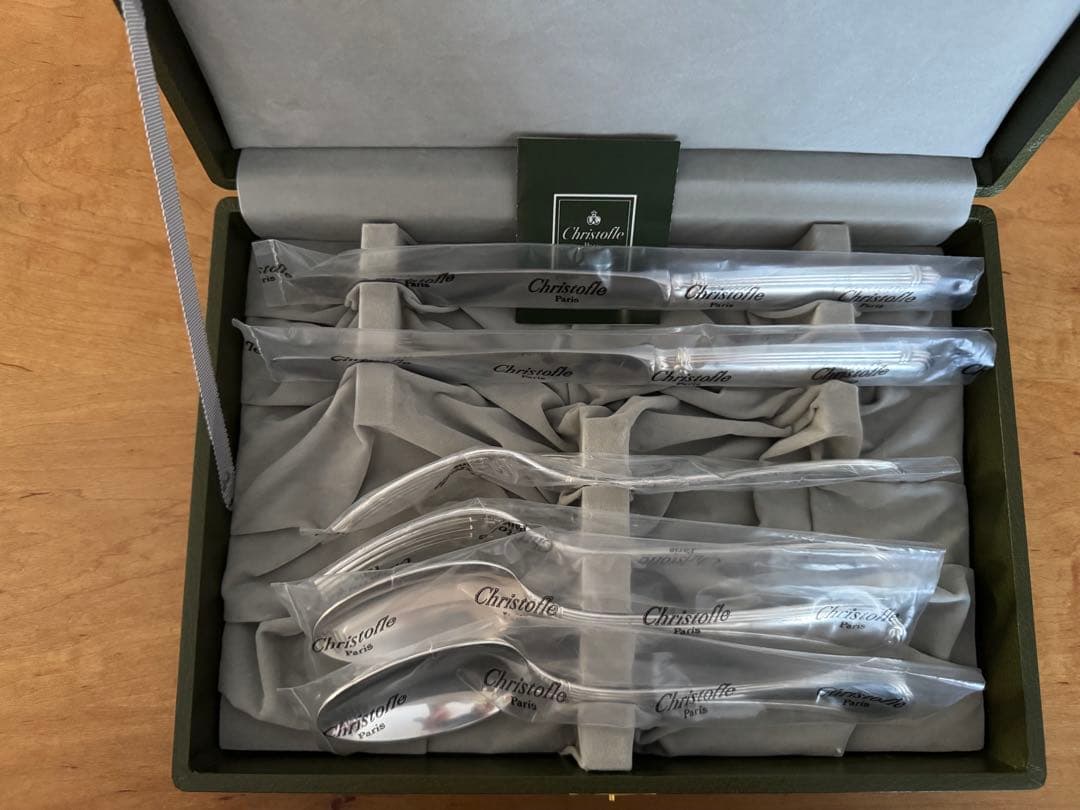 Christofle カトラリーセット 6点　保管ケース付