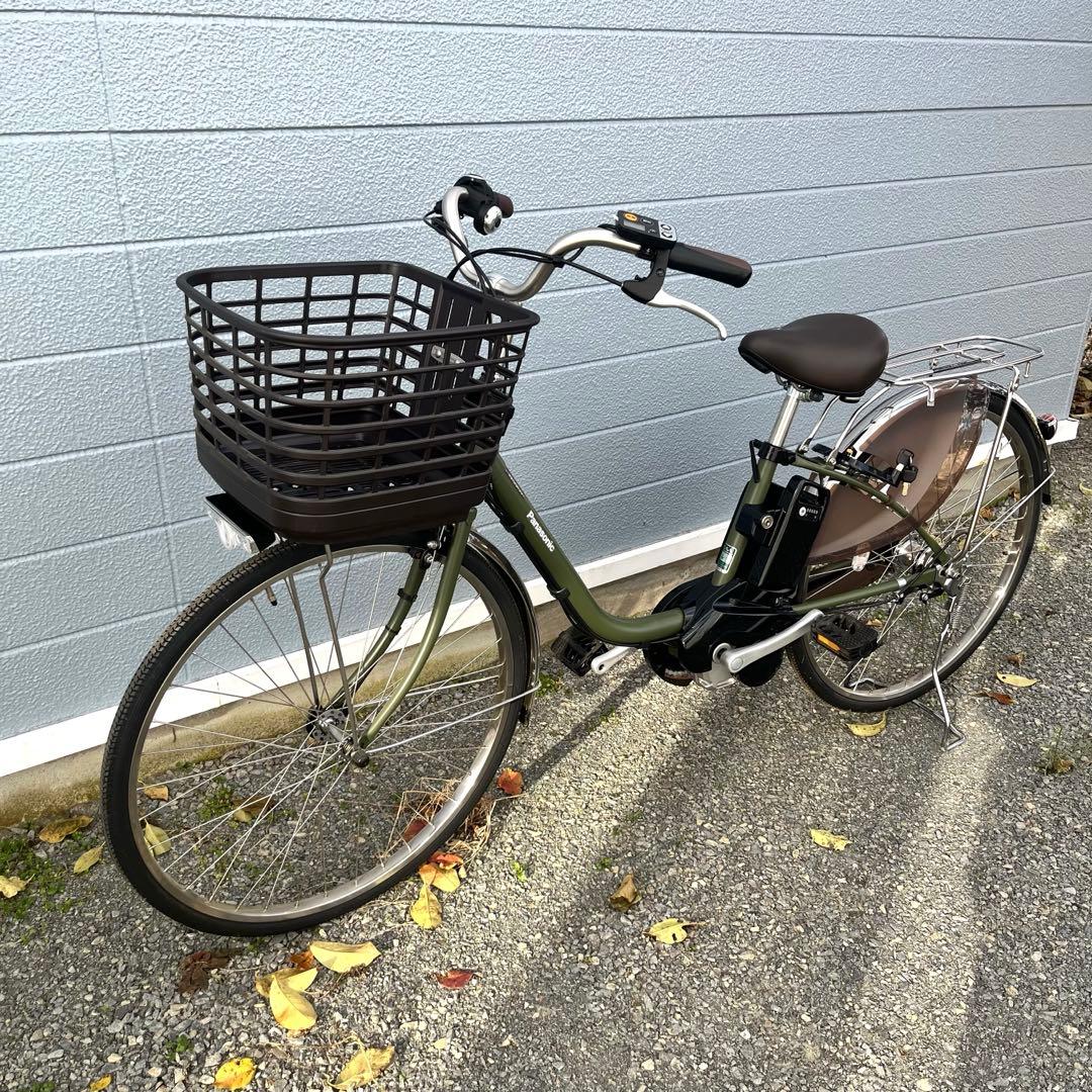 Panasonic 電動アシスト BE-FD632G 26型 モスグリーン