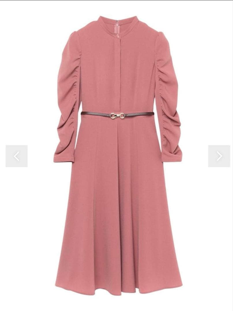 ANAYI アムンゼンベルト付 切り替え ワンピース サイズ34