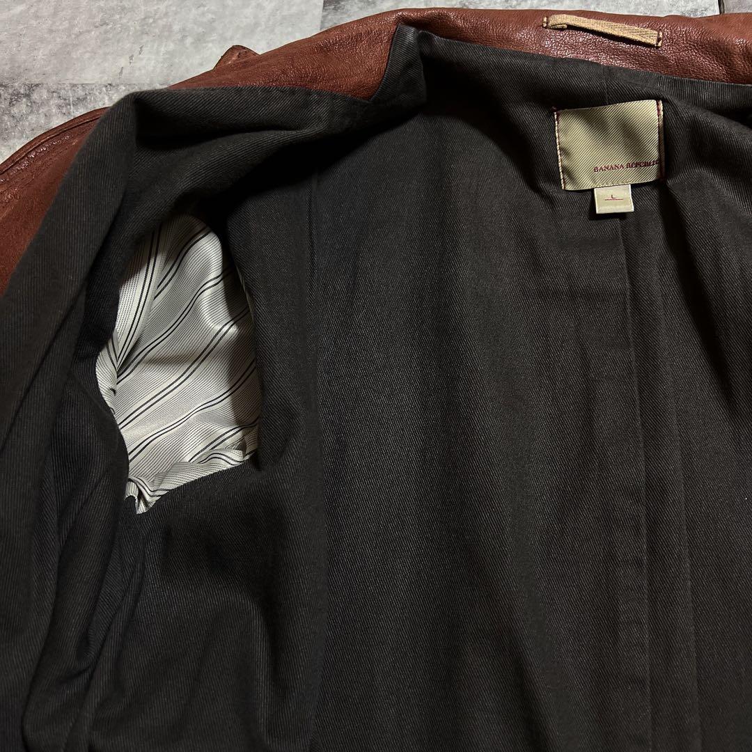 ジャケット・アウター banana republic cowhide leather jacket