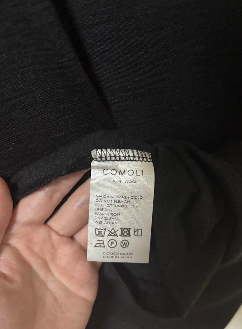 COMOLI コモリ サマーウール ノースリーブ 24SS
