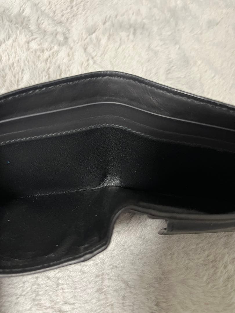 【1/30まで値下げ】Bottega Veneta 黒 二つ折り財布