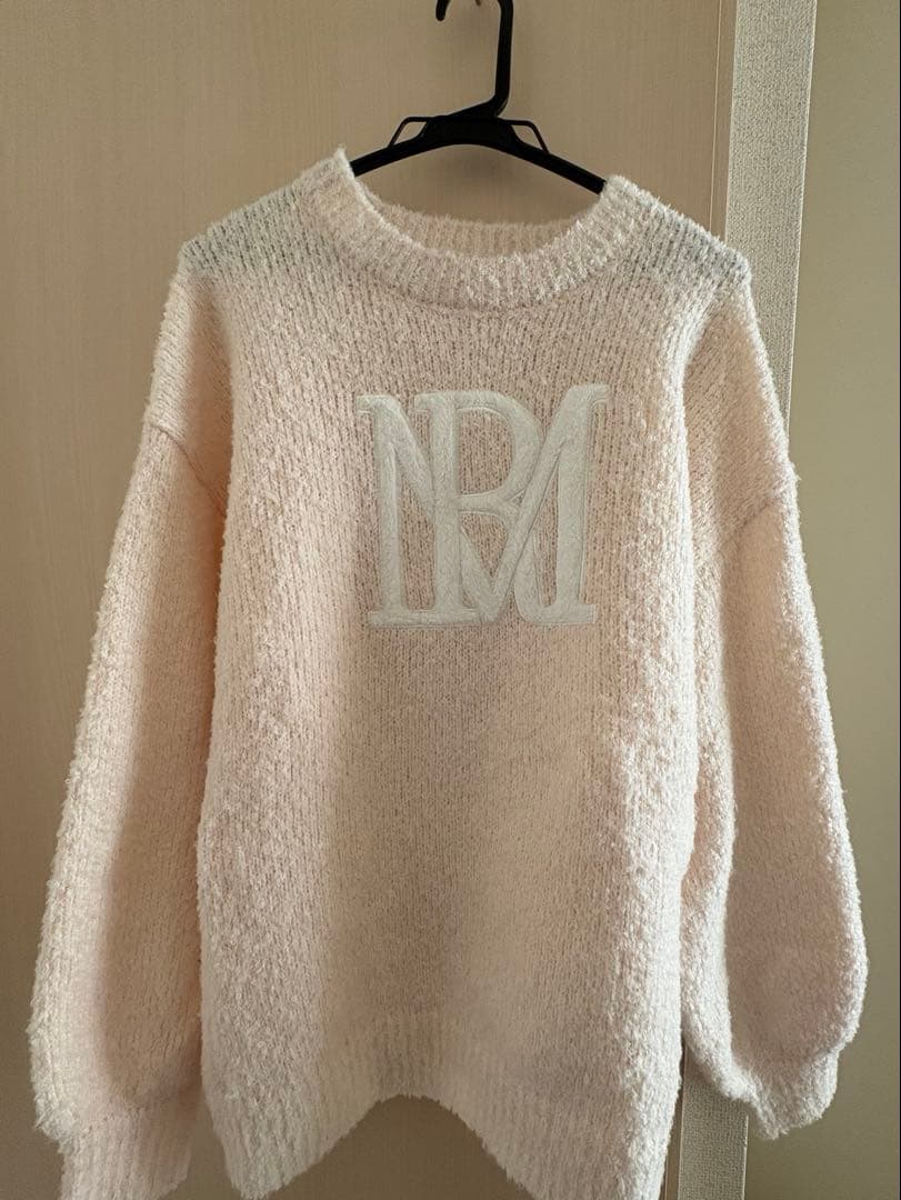 み*ー様 ロゼミューズ logo AP puffy knit