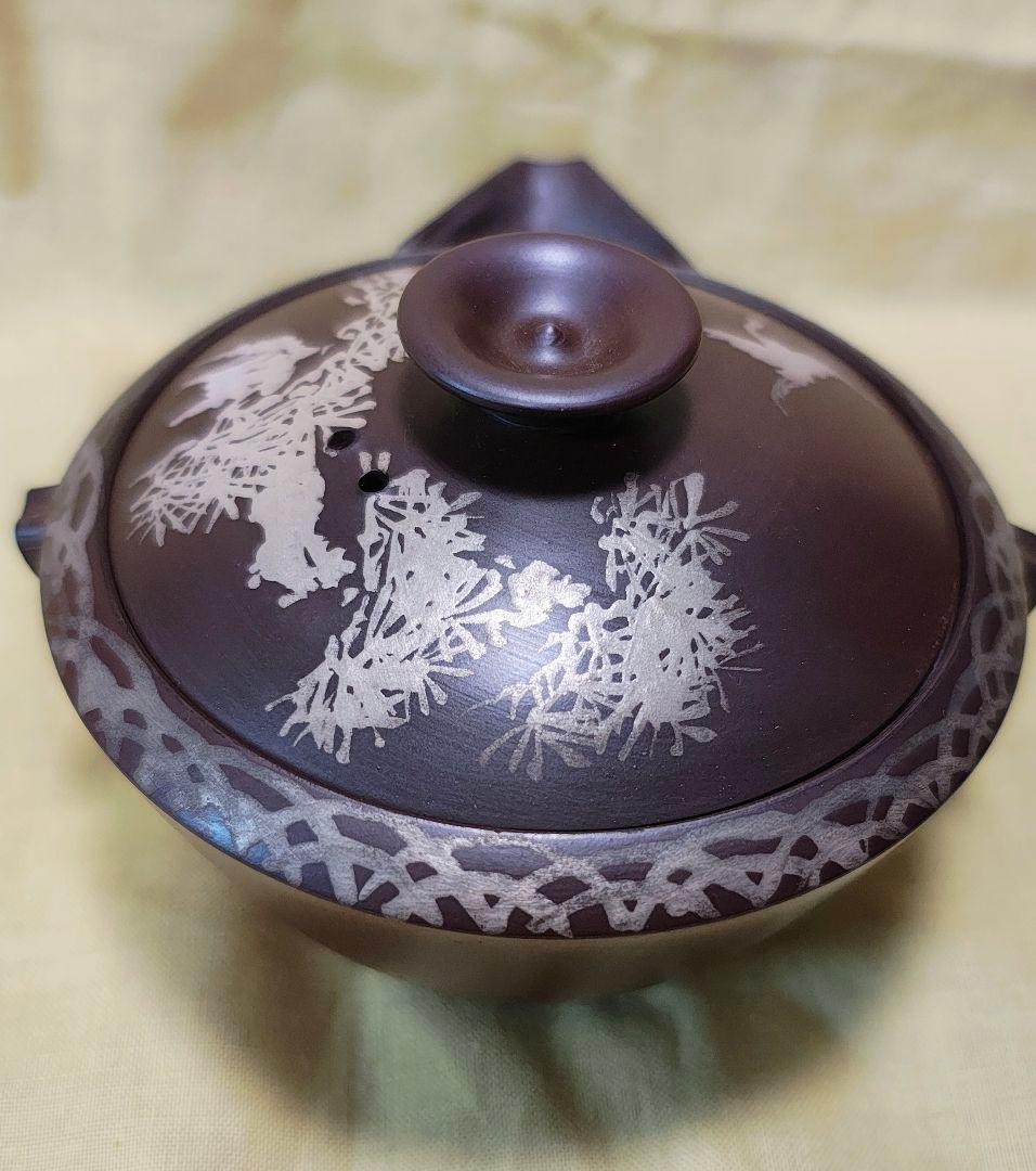 萬古焼　宝瓶　清水醉月 木箱付き