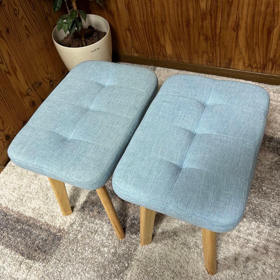 都内23区送料無料❗️ 円形ダイニングテーブル　スツール　３点セット✨