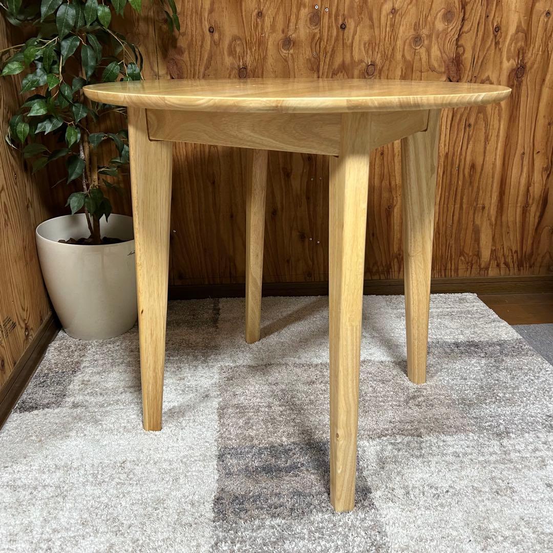 都内23区送料無料❗️ 円形ダイニングテーブル　スツール　３点セット✨