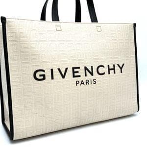 美品 ジバンシー 2way Gトート ミディアム ロゴ モノグラム アイボリー