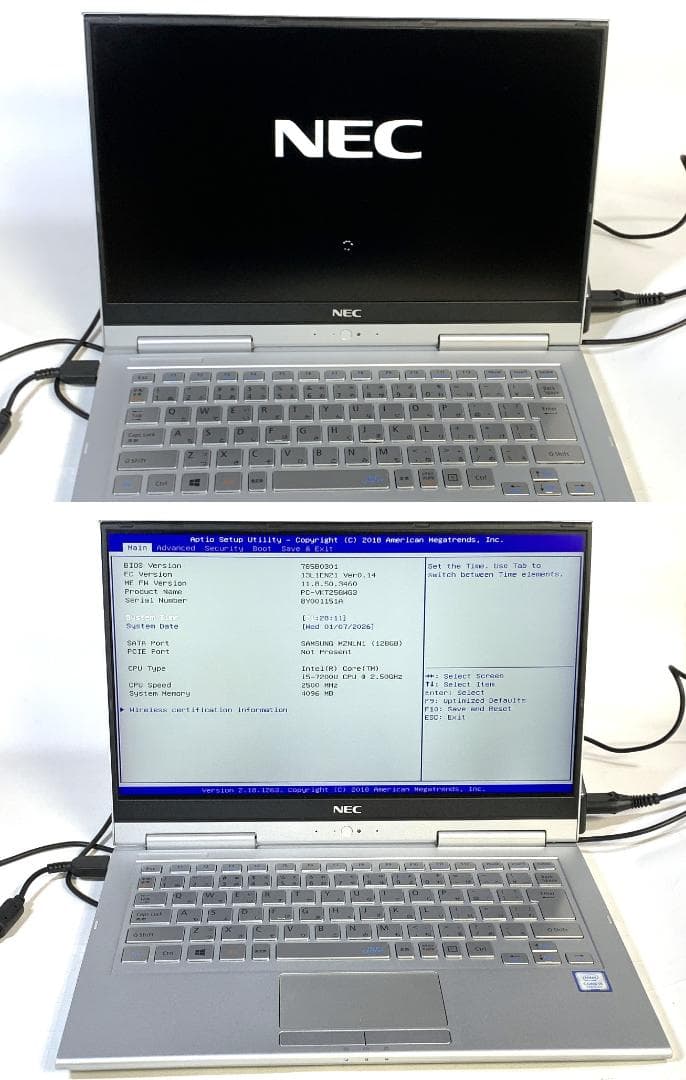 NEC 使用少♪SSD/Windows11/i5/超薄型軽量/VersaPro
