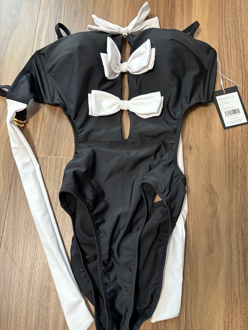 ALENCY ウエストカットリボンワンピース　最終値下げ