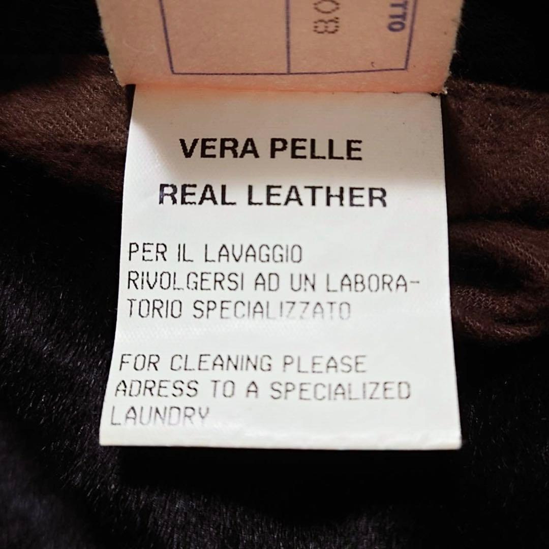 【本日最終超大特価‼︎】90S ドルチェ&ガッバーナ ハラコレザーチェスターコート