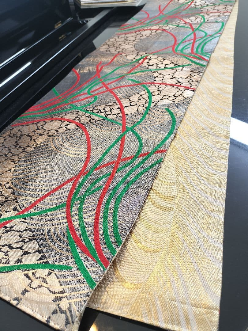 A960★逸品‼️全通帯‼️ひな祭り‼️テーブルランナー2m15cm