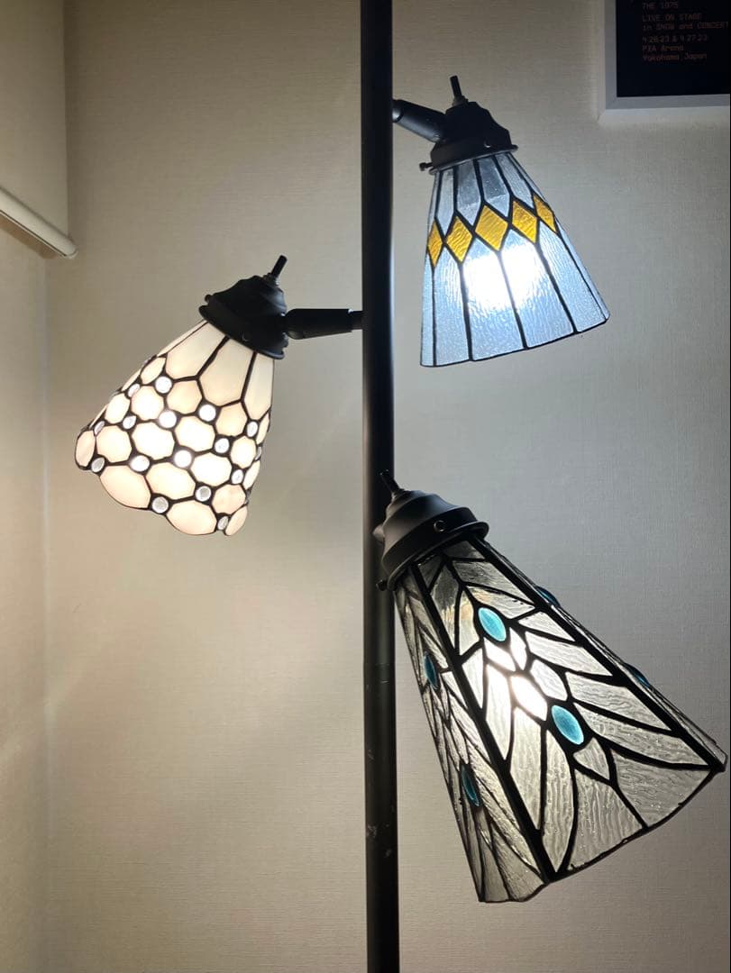 アートワークスタジオ フロアライト ステンドグラス 照明シェード