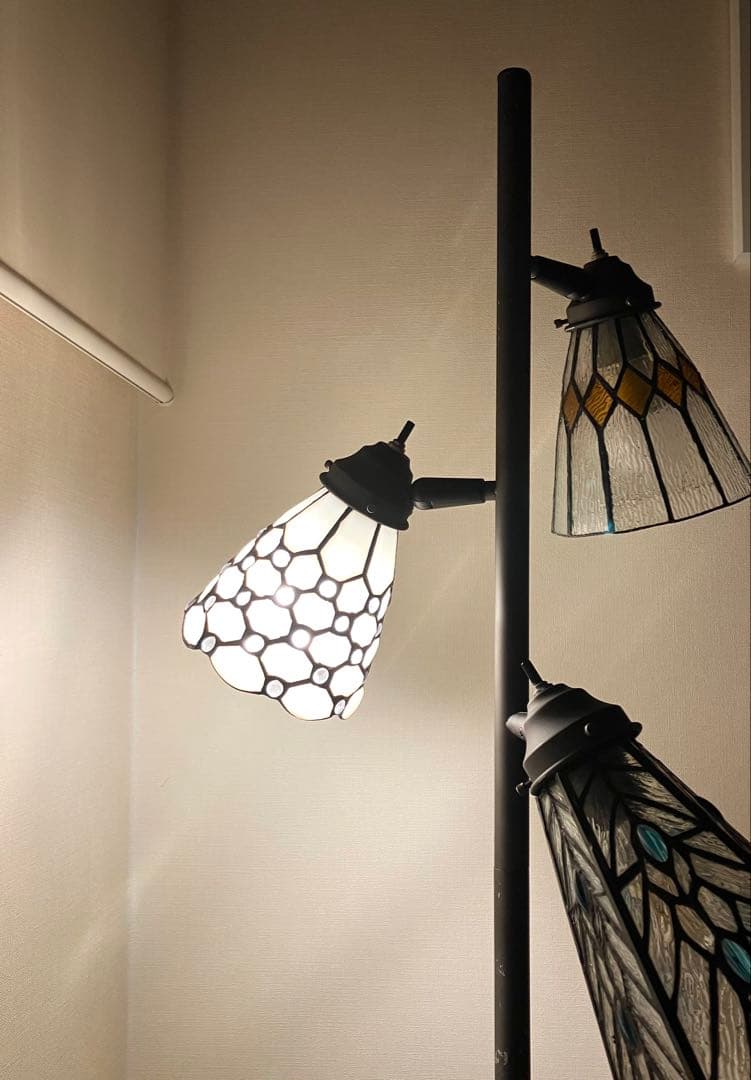 アートワークスタジオ フロアライト ステンドグラス 照明シェード