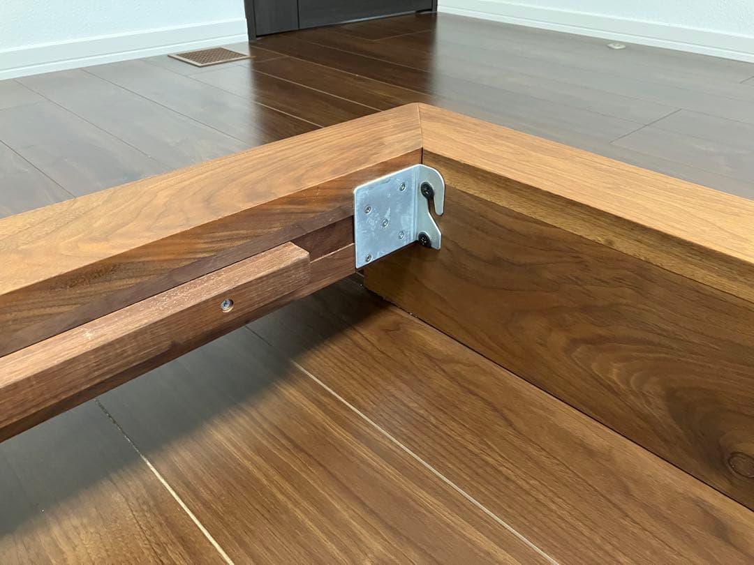 MASTERWAL モアレス ベッド キング WN（ウォールナット）