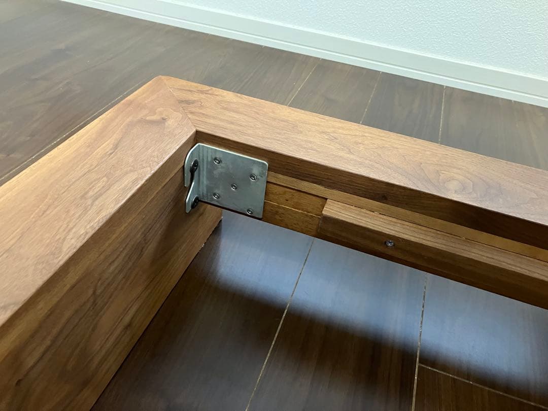 MASTERWAL モアレス ベッド キング WN（ウォールナット）