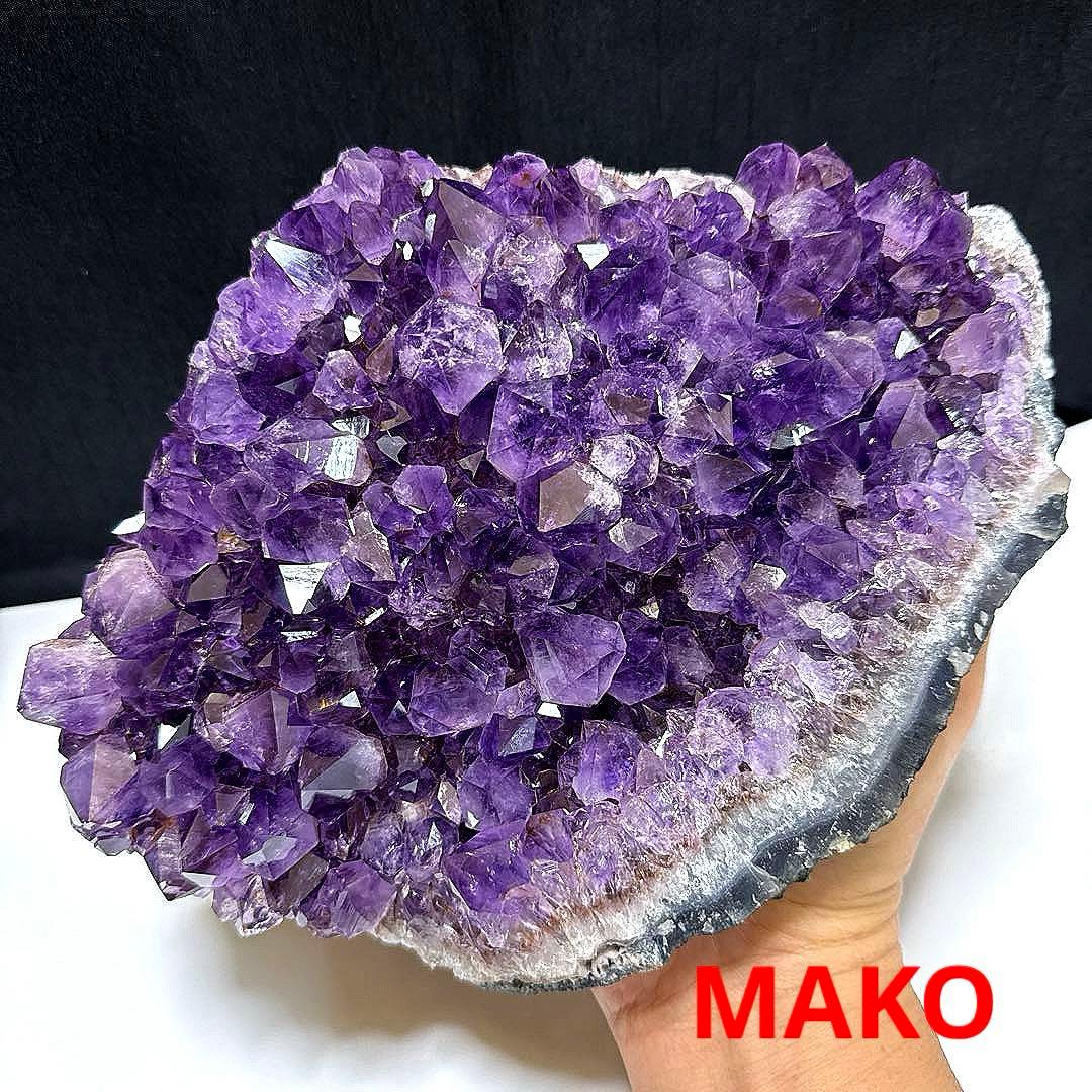 M1888☆アメジストクラスター2.2Kg☆ブラジル産☆天然石☆N60107