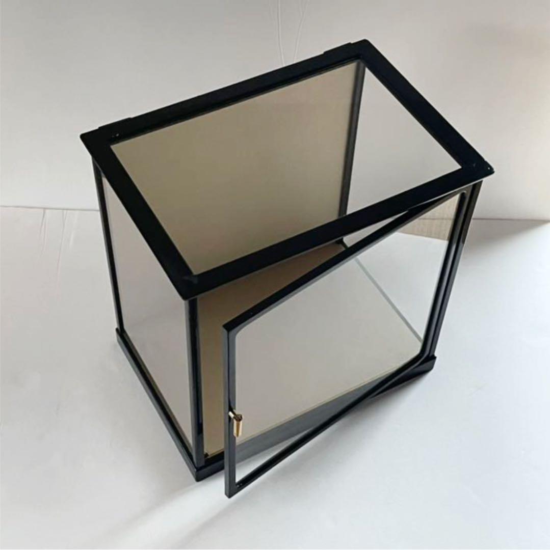 黒木枠　ガラスケース　卓上 ショーケース