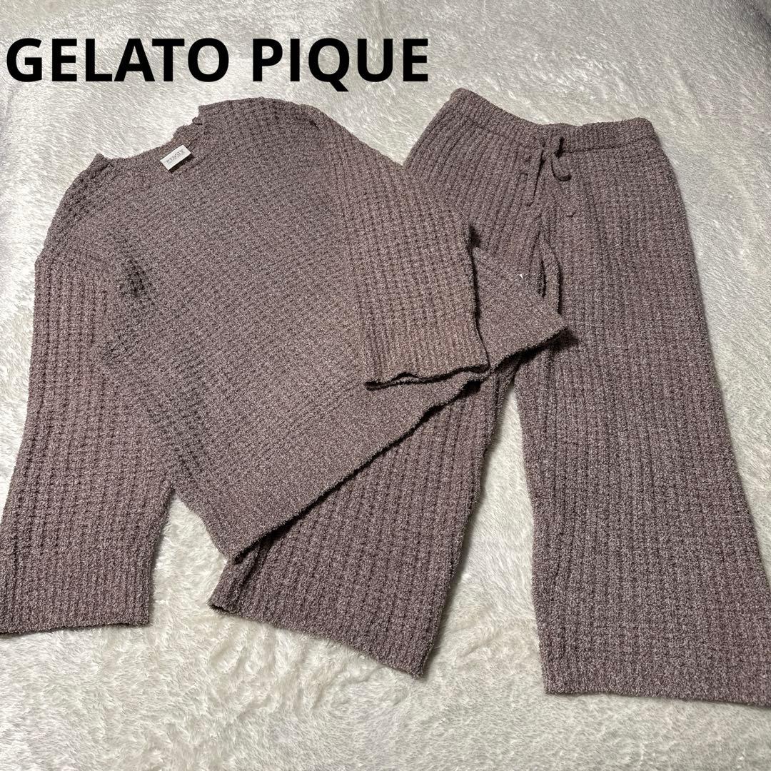 GELATO PIQUE ジェラートピケ ホットワッフル セットアップ S-M