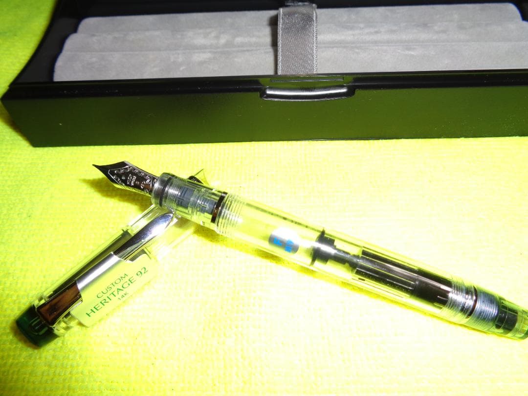 パイロット万年筆　カスタムヘルテイジ92　スケルトン