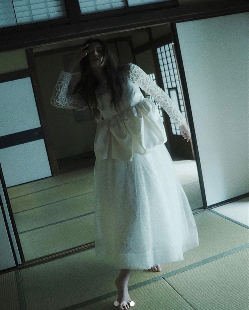 bibiy スカートMARY ANNE SKIRT ホワイト