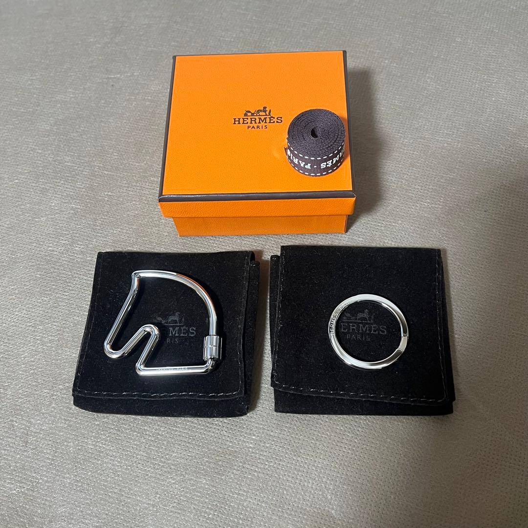 エルメス シュヴァル シュバル キーリング キーホルダー